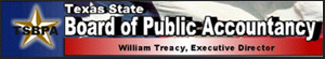 Texas Board of Public Accountants Logo link